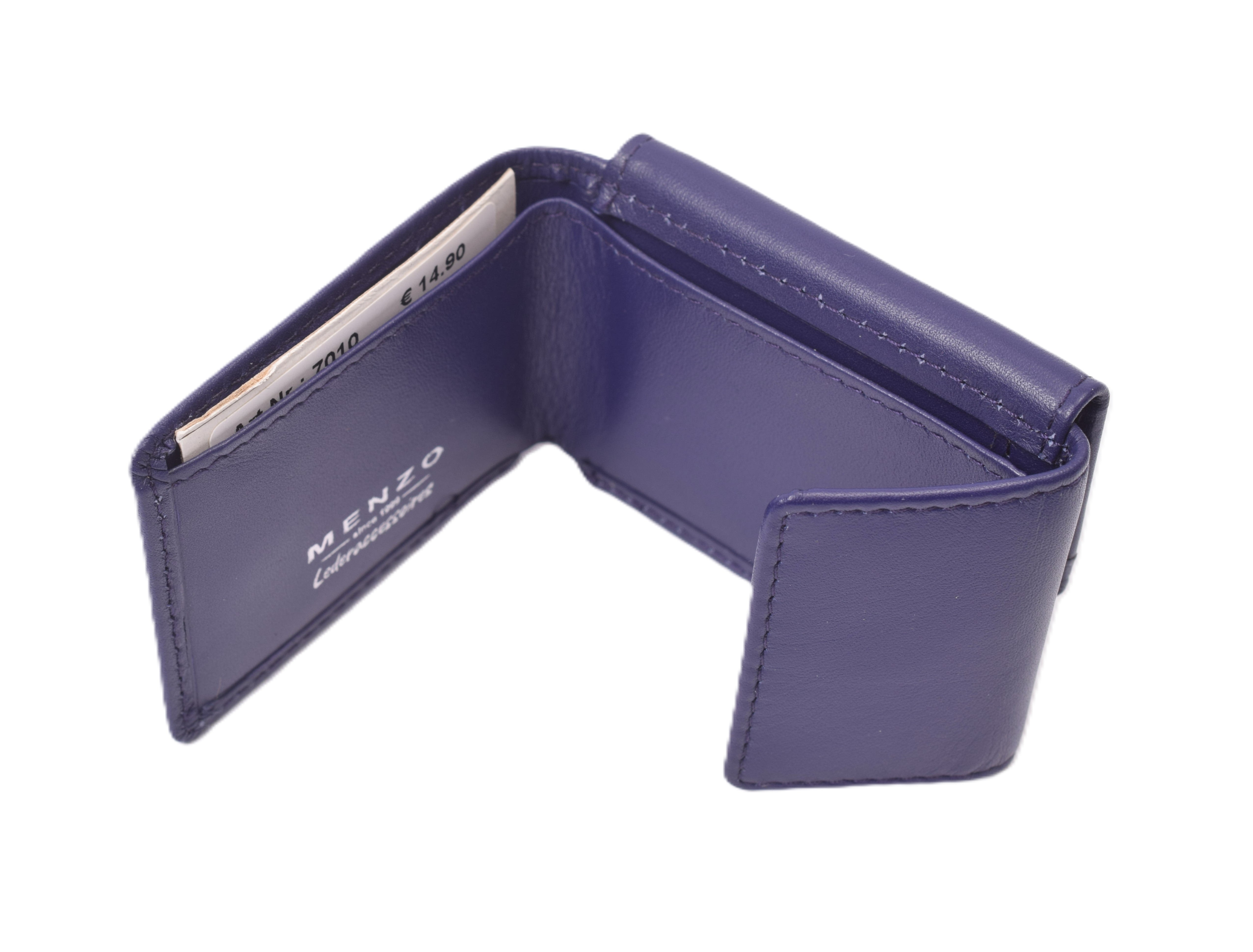 Menzo 7010 Minibörse saison2 viola / Nappaleder