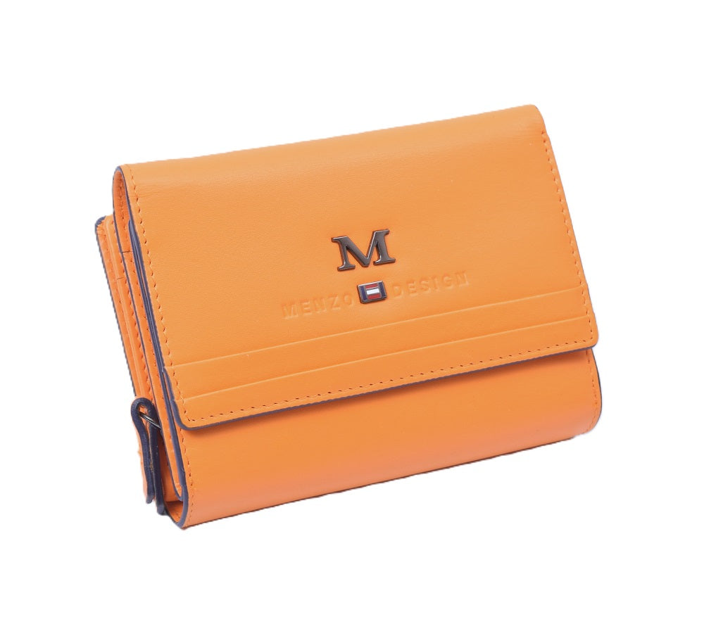 Menzo 7019 Damenbörse saison3 sunorange / Nappaleder
