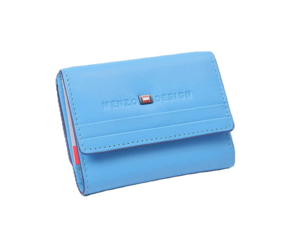 Menzo 7029 Kleinbörse saison1 horizon-blue / Nappaleder