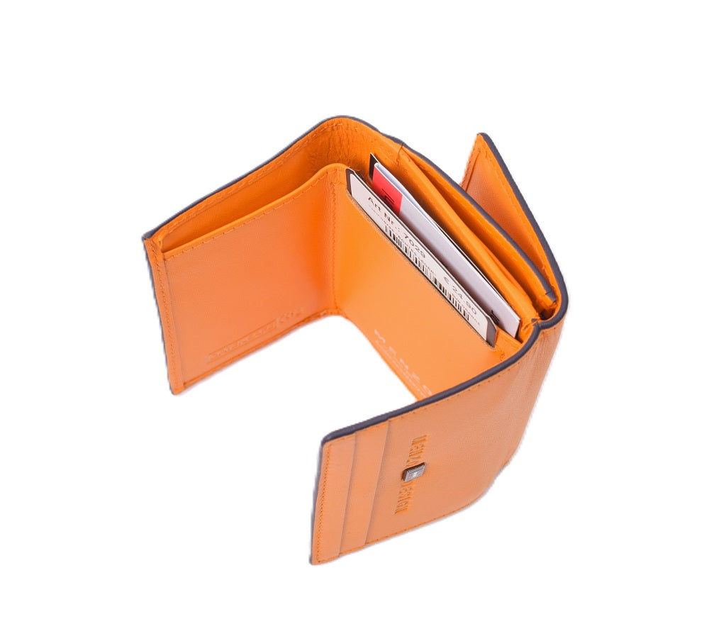 Menzo 7029 Kleinbörse saison3 sunorange / Nappaleder