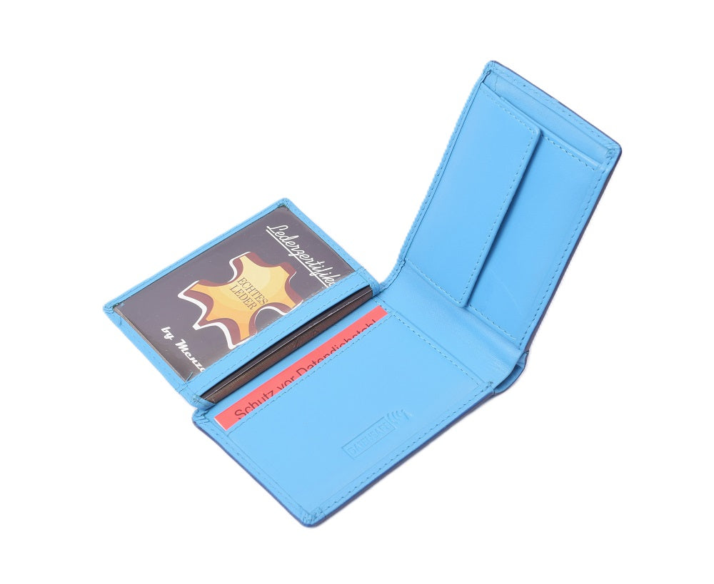 Menzo 7031 Kleinbörse saison1 horizon-blue/ Nappaleder