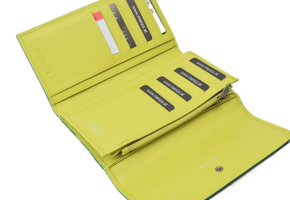 Menzo 7032 Damenbörse saison1 crape / Nappaleder