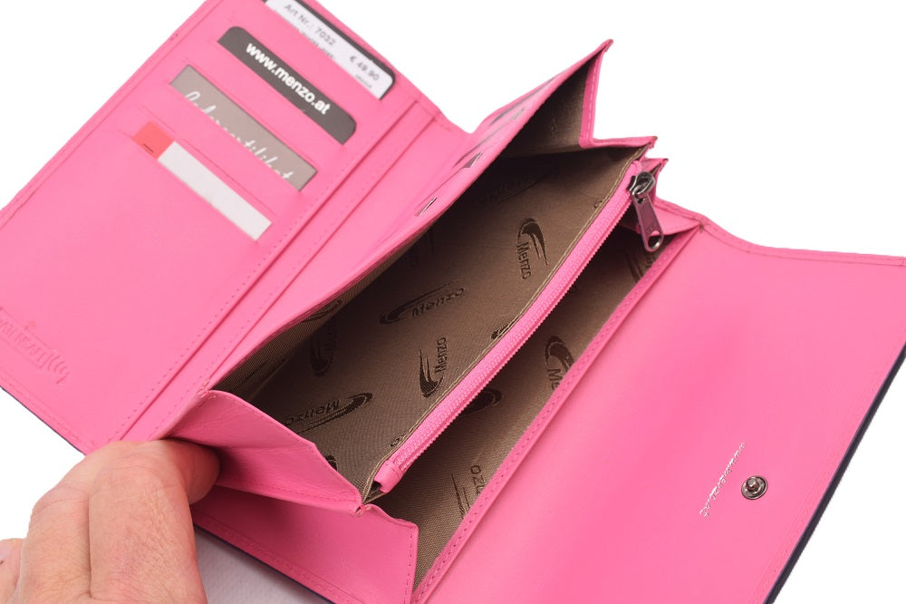 Menzo 7032 Damenbörse saison2 crocus / Nappaleder