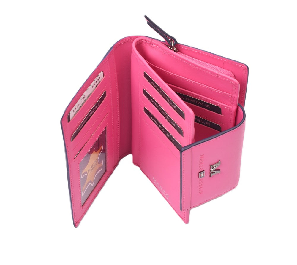 Menzo 7024 Damenbörse saison2 crocus / Nappaleder