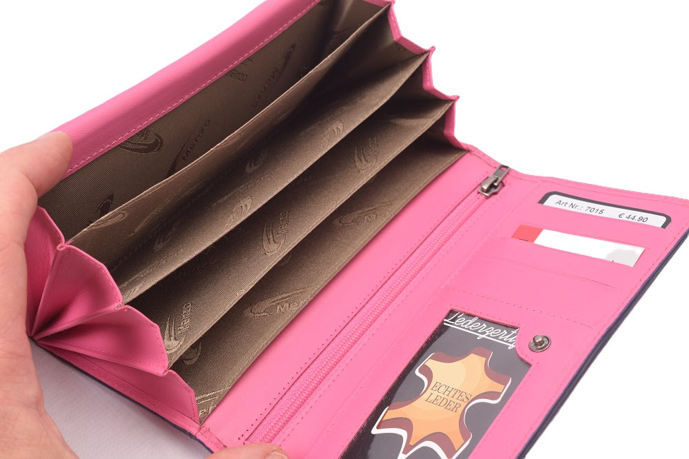 Menzo 7015 Damenbörse saison2crocus / Nappaleder