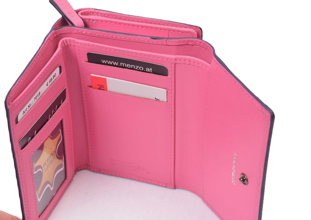 Menzo 7019 Damenbörse saison2 crocus / Nappaleder