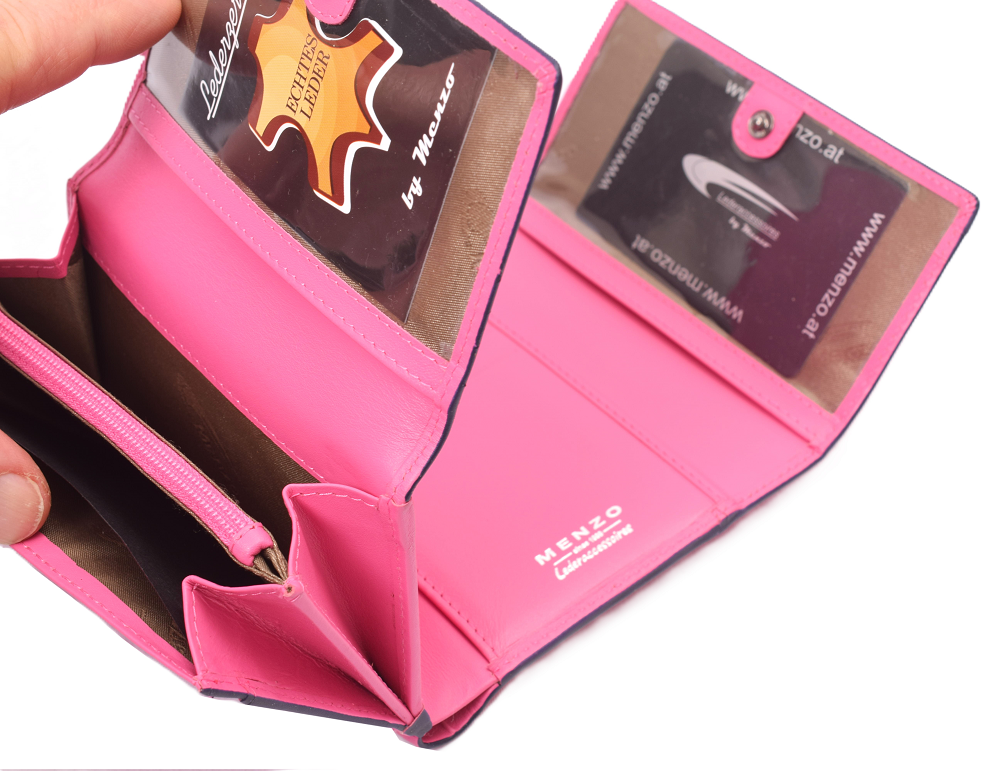 Menzo 7014 Damenbörse saison2 crocus / Nappaleder