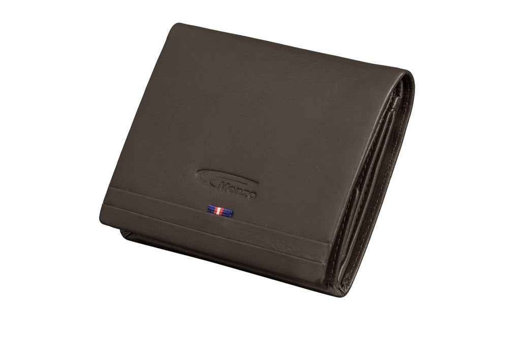 Menzo 7001 Herrenbörse braun / Nappaleder
