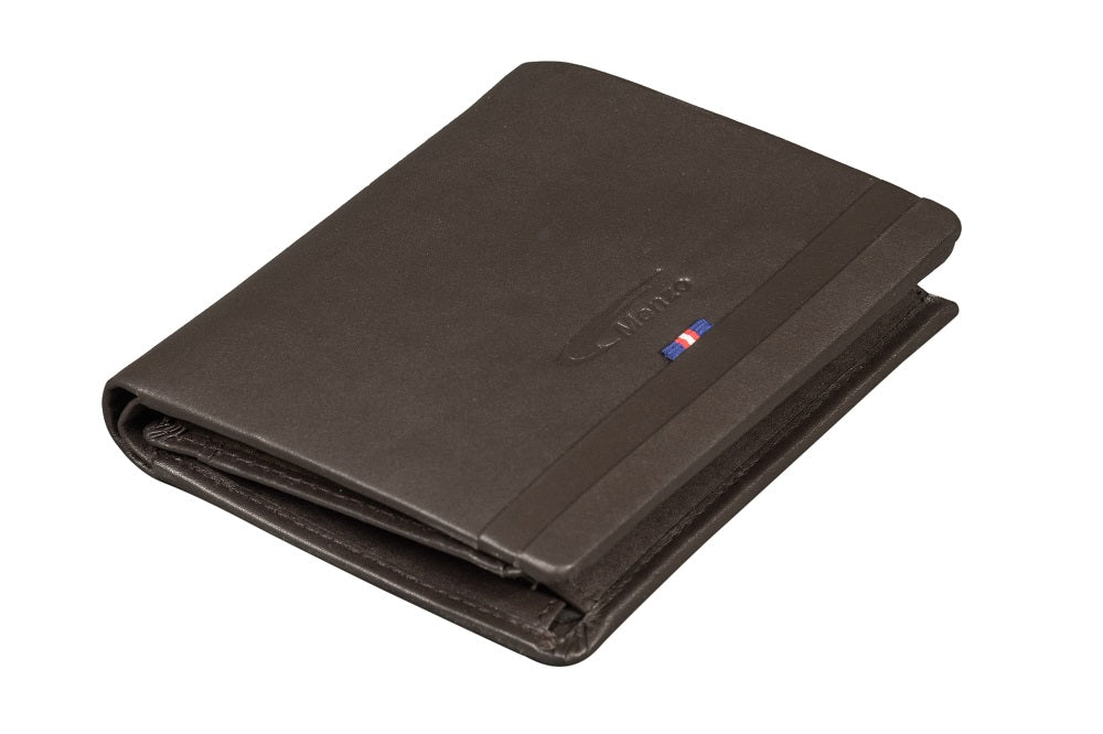 Menzo 7001 Herrenbörse braun / Nappaleder