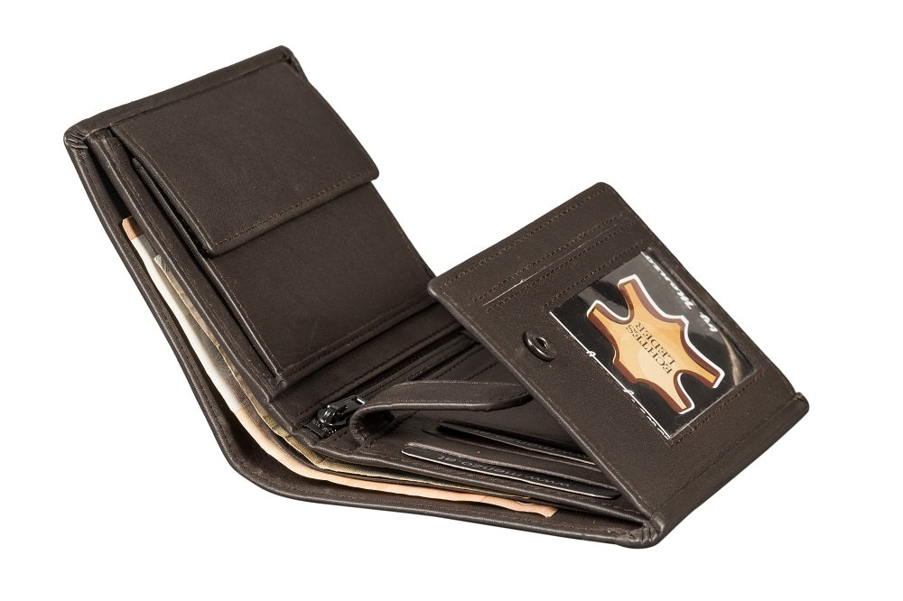 Menzo 7005 Herrenbörse braun / Nappaleder