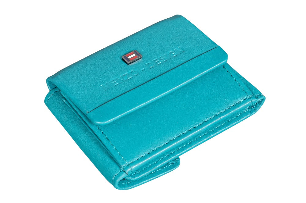 Menzo 7010 Minibörse saison1-türkis / Nappaleder
