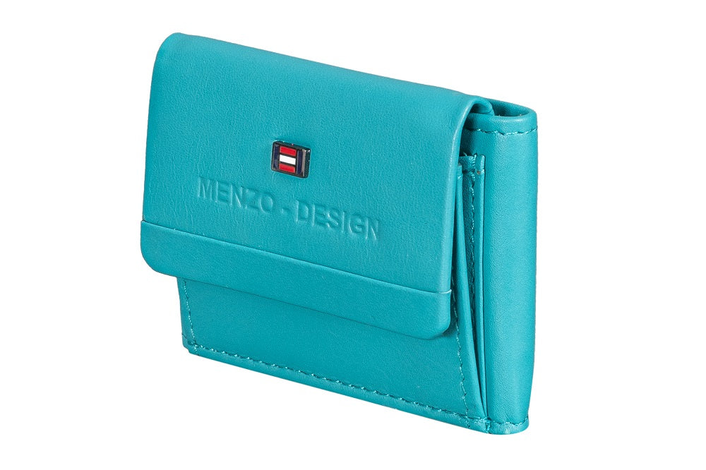 Menzo 7010 Minibörse saison1-türkis / Nappaleder