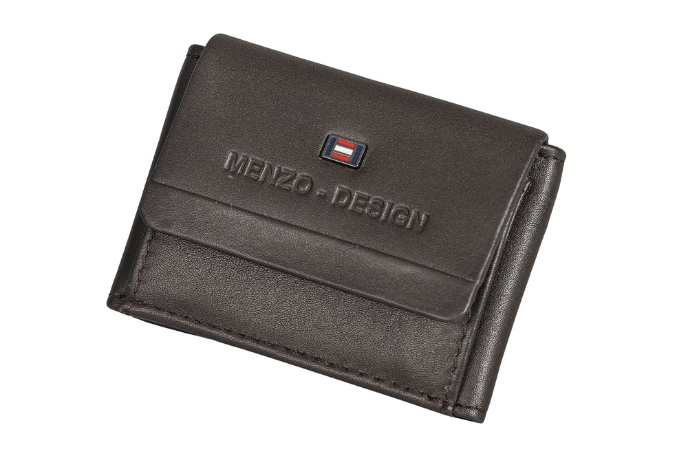 Menzo 7010 Minibörse braun / Nappaleder