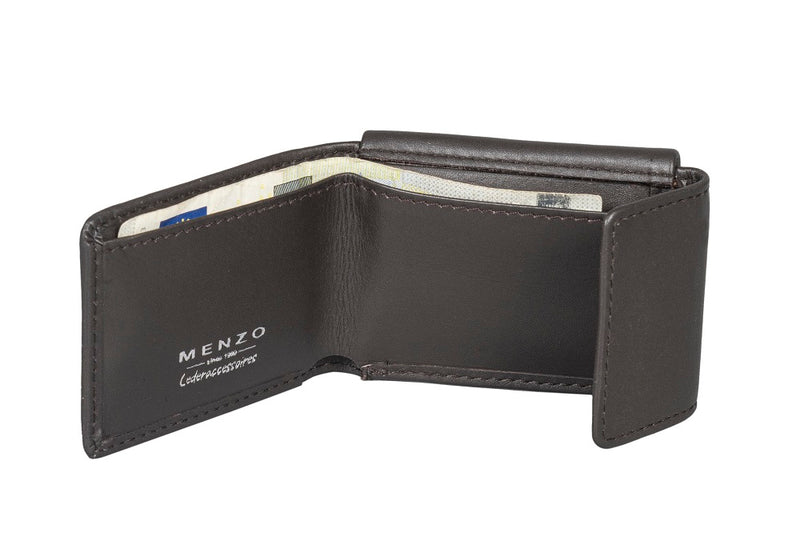 Menzo 7010 Minibörse braun / Nappaleder