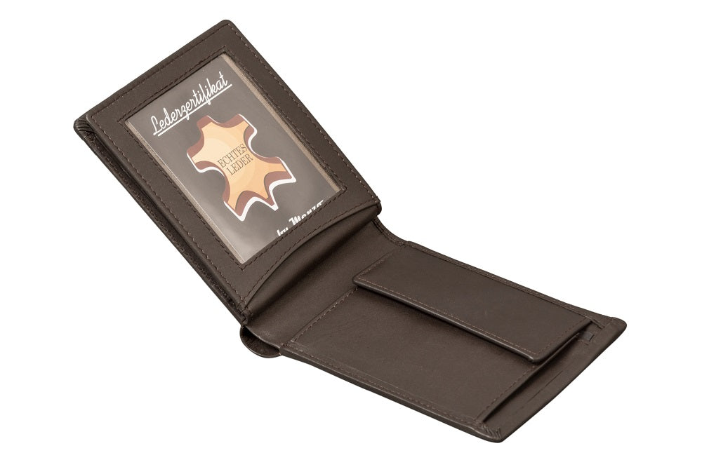 Menzo 9011 Herrenbörse braun / Nappaleder