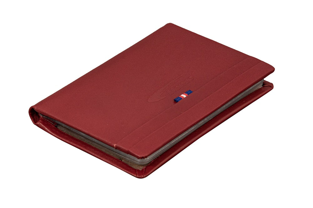 Menzo 7021 Kreditkartenetui rot / Nappaleder