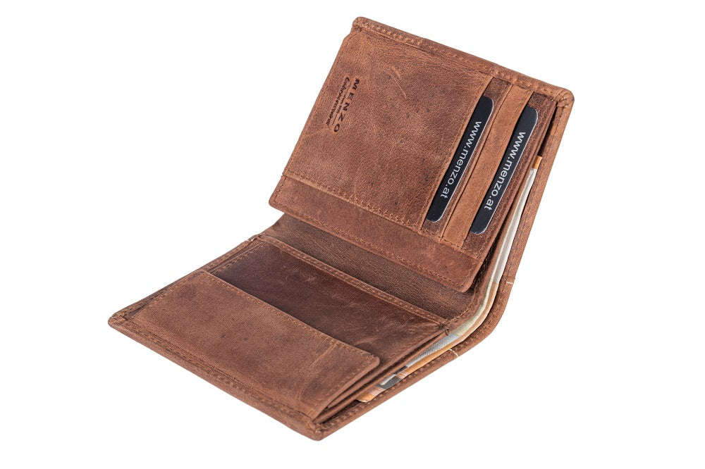 Menzo 8001 Herrenbörse delta / Büffelleder