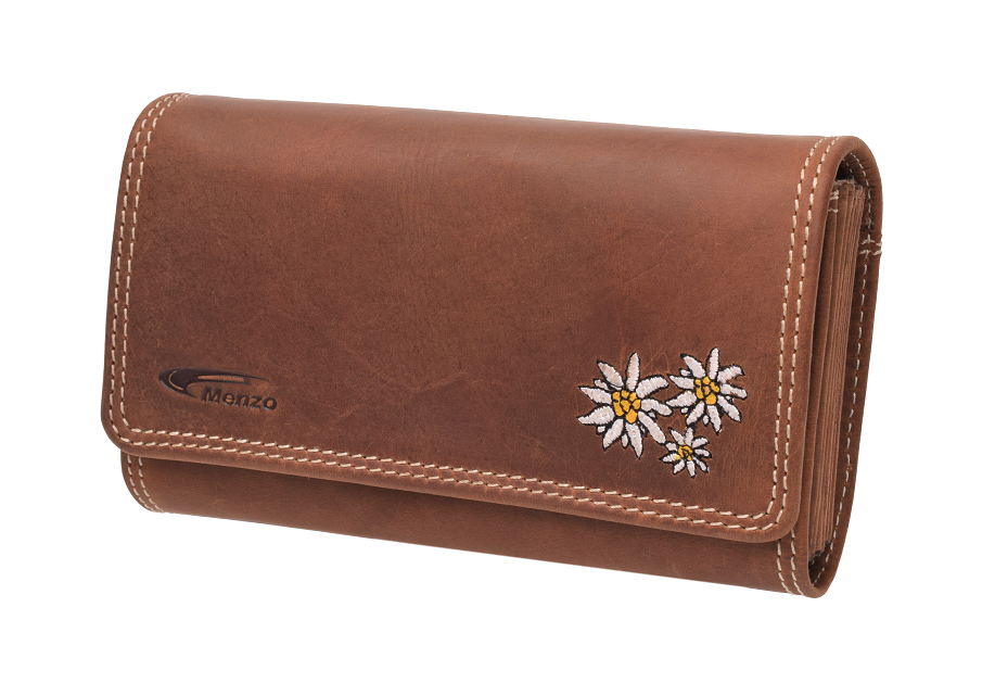 Kellnerbörsenset - 3-teilig - deltabraun-edelweiss (Kellnerbörsenset + Computerhalter + Gürtel)