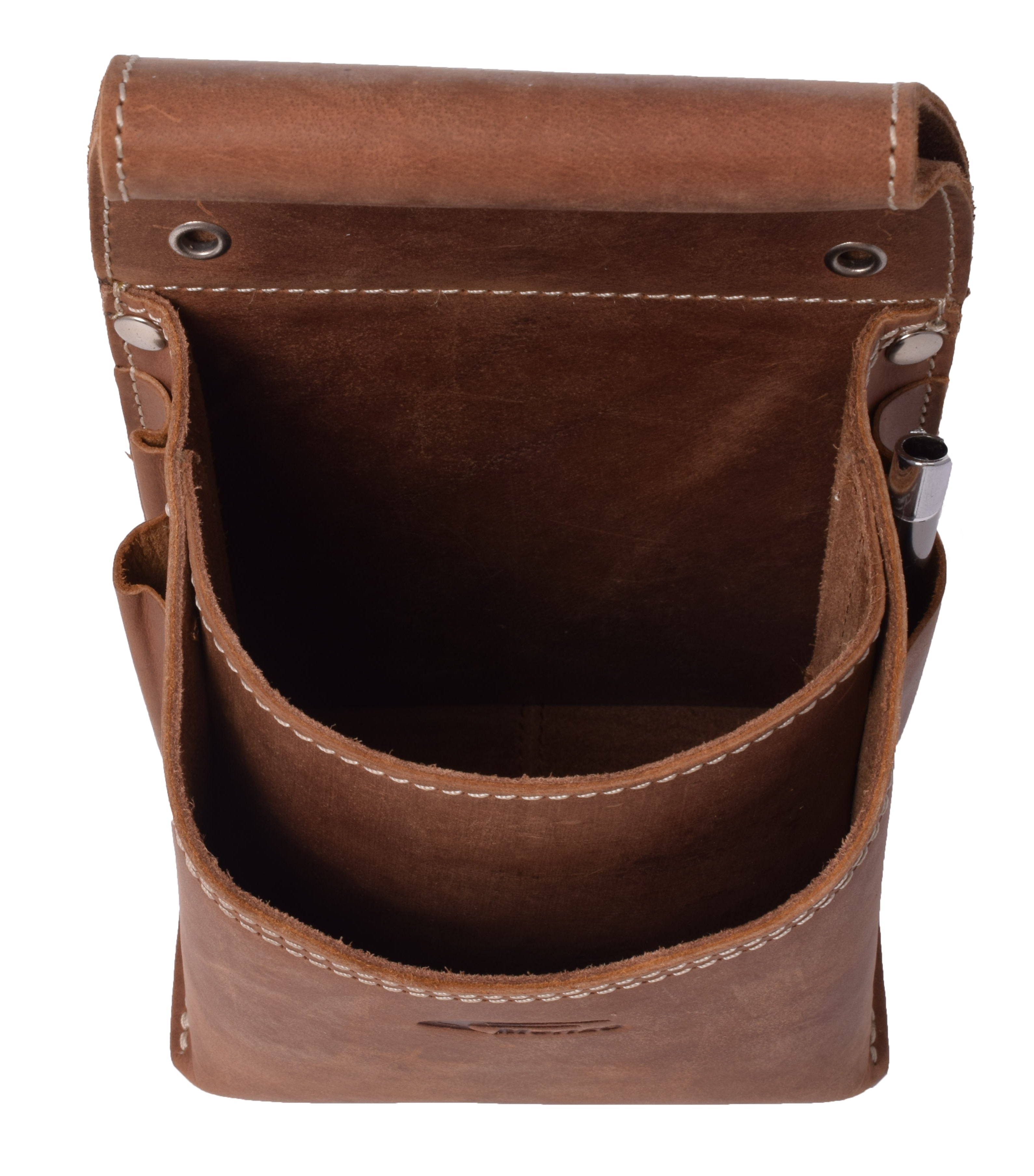 Kellnerbörsenset - 3-teilig - deltabraun/logo (Kellnerbörsenset + Computerhalter + Gürtel)