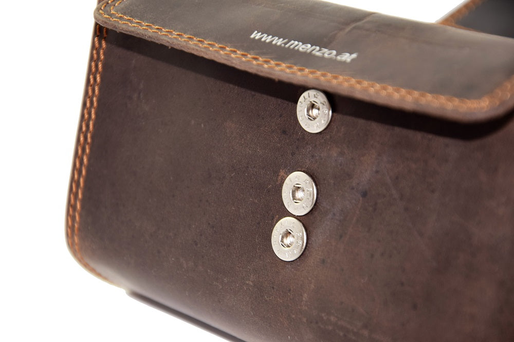 Menzo 937 Profikellnerset Büffelleder Doppelnaht/Hirsch marone