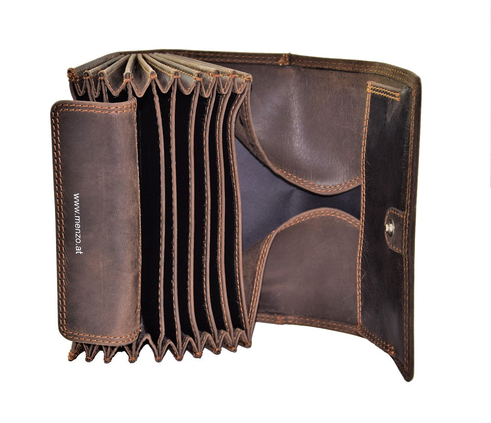 Menzo 937 Profikellnerset Büffelleder Doppelnaht/Hirsch marone