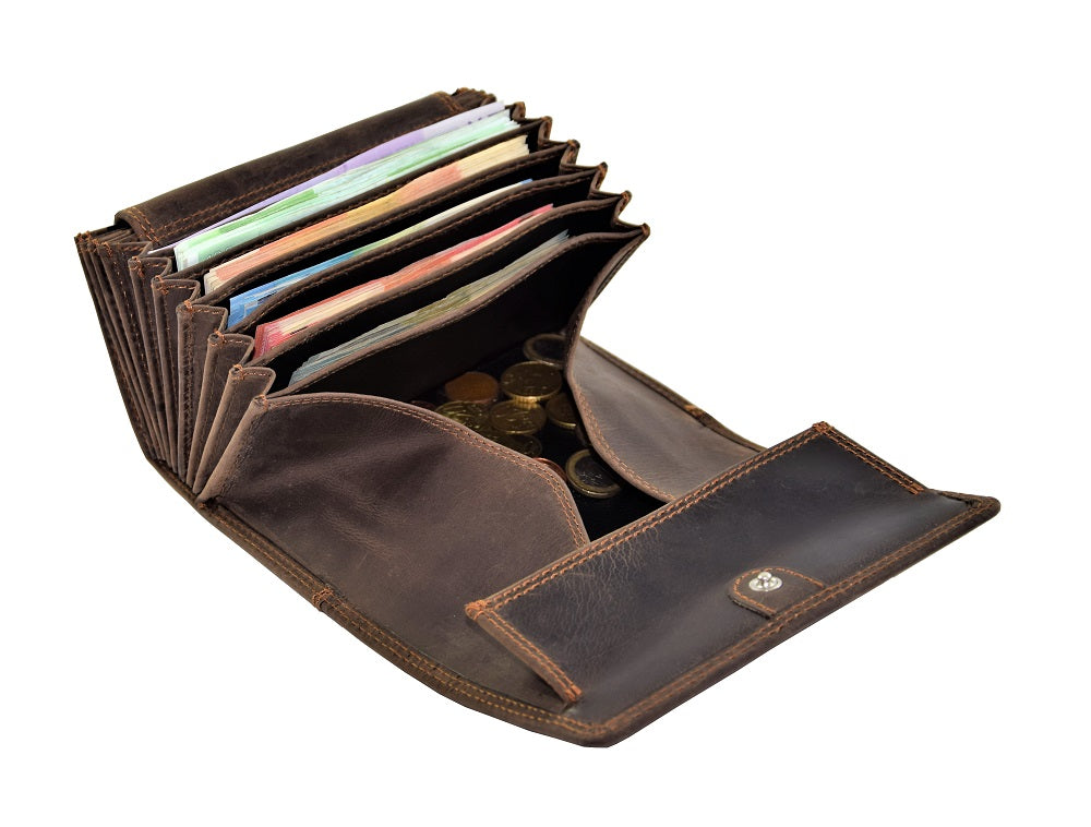 Menzo 937 Profikellnerset Büffelleder Doppelnaht/Hirsch marone