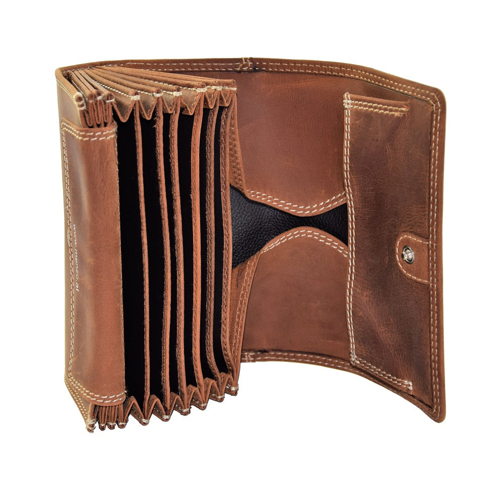 Menzo 937 Profikellnerset Büffelleder/Logo deltabraun