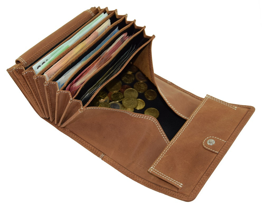 Kellnerbörsenset - 3-teilig - deltabraun-hirsch (Kellnerbörsenset + Computerhalter + Gürtel)