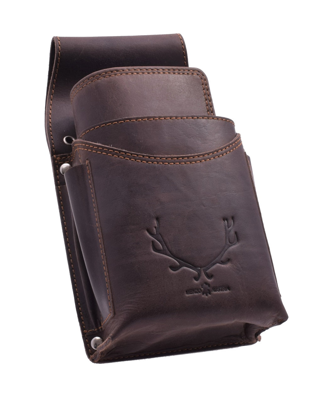 Menzo 937 Profikellnerset Büffelleder Doppelnaht/Hirsch marone