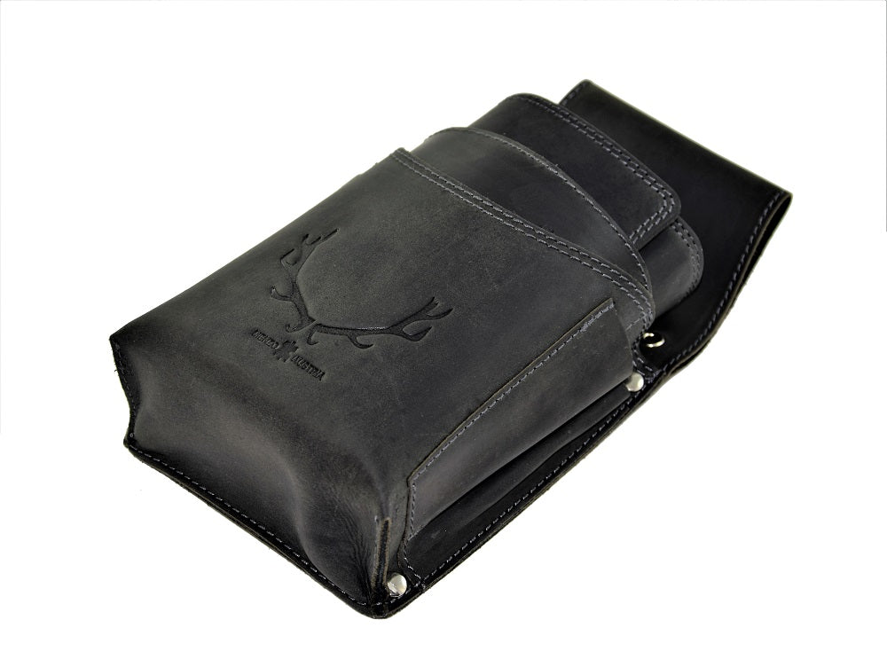 Menzo 937 Profikellnerset Büffelleder Doppelnaht/Hirsch schwarz