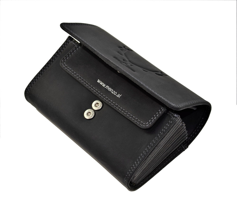 Menzo 937 Profikellnerset Büffelleder Doppelnaht/Hirsch schwarz