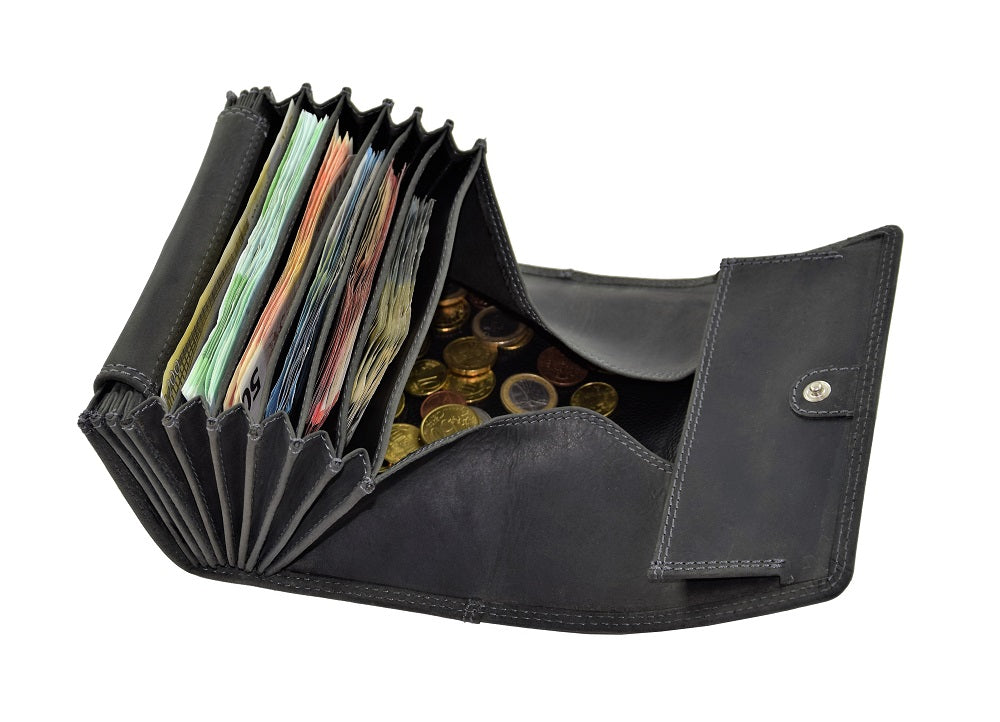 Kellnerbörsenset - 3-teilig - schwarz-hirsch (Kellnerbörsenset + Computerhalter + Gürtel)