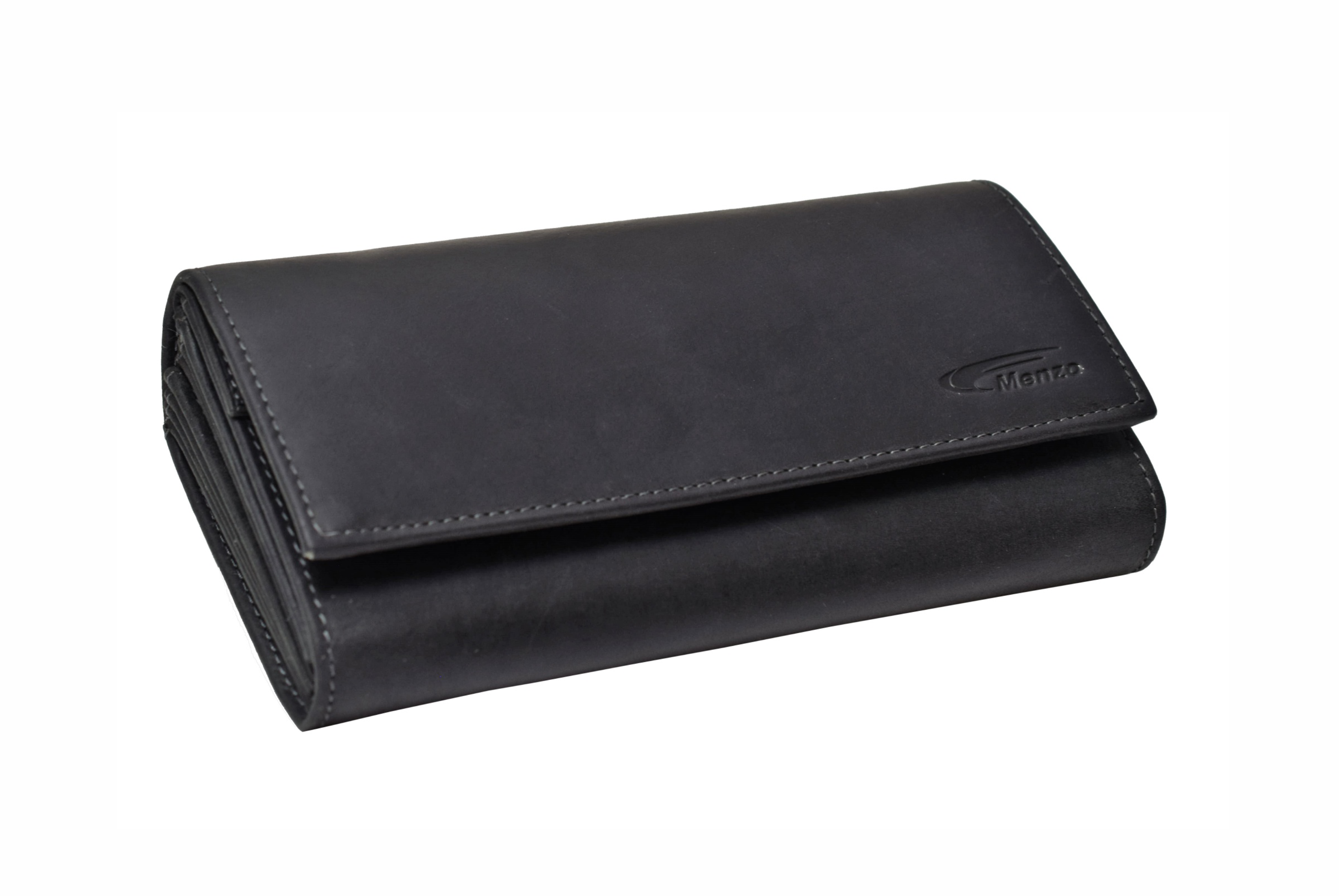 Menzo 976 Kellnerbörse Büffelleder/schwarz