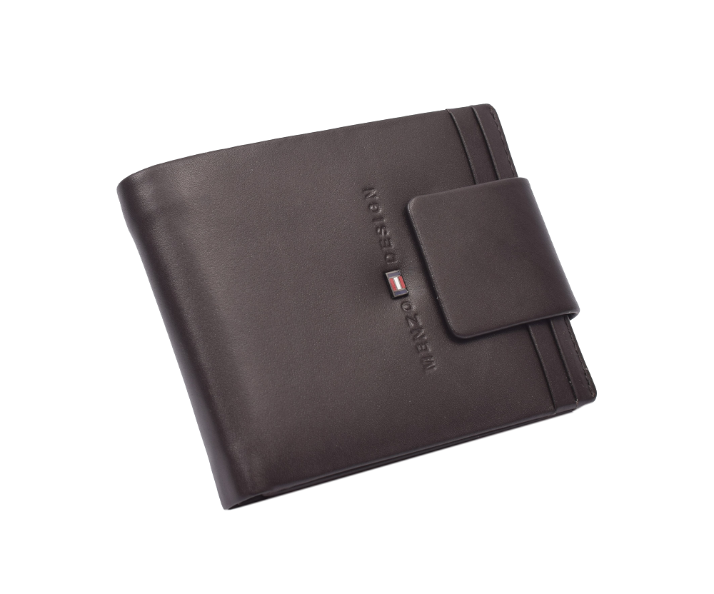 Menzo 7004 Herrenbörse braun / Nappaleder