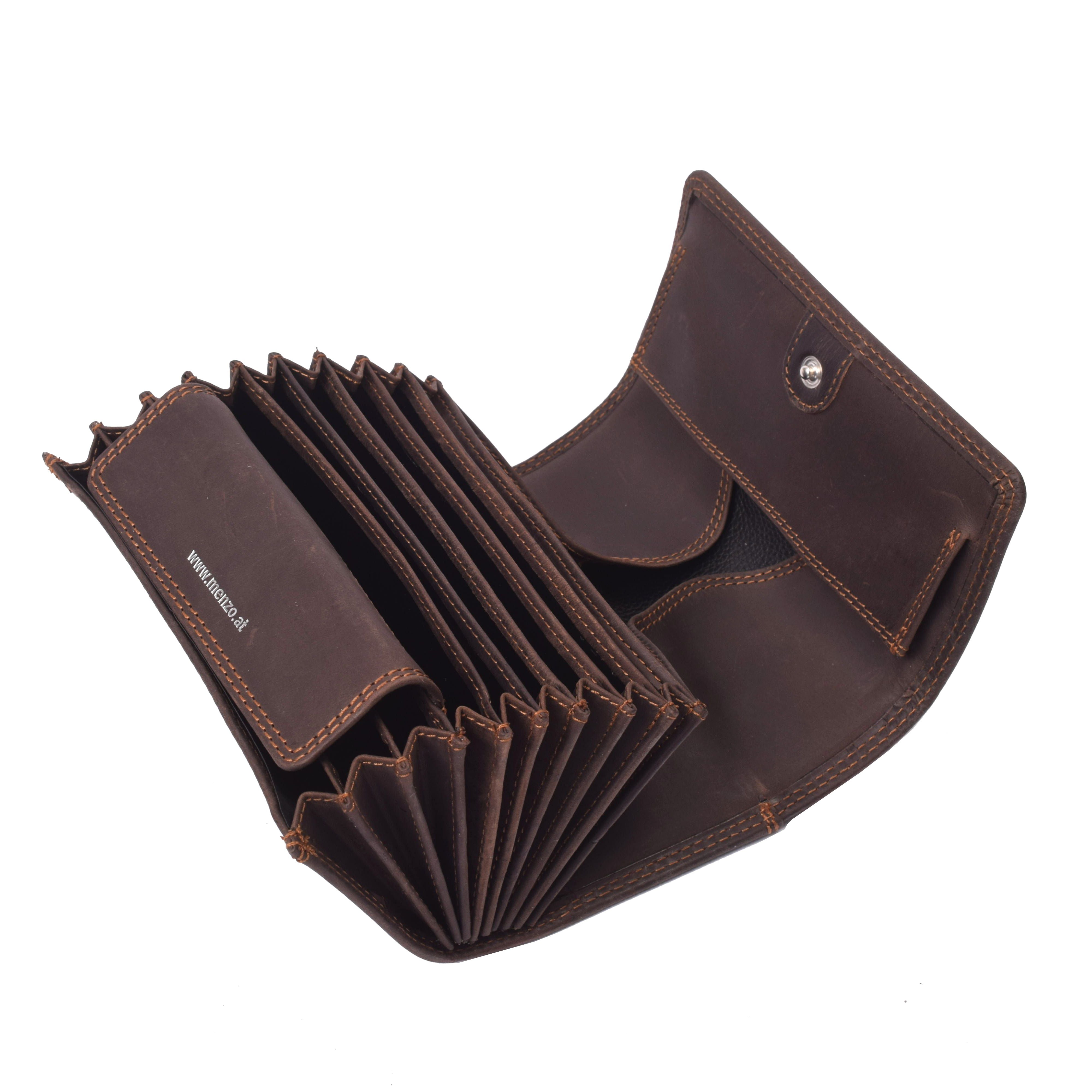 Menzo 937 Profikellnerset Büffelleder Doppelnaht/Hirsch marone