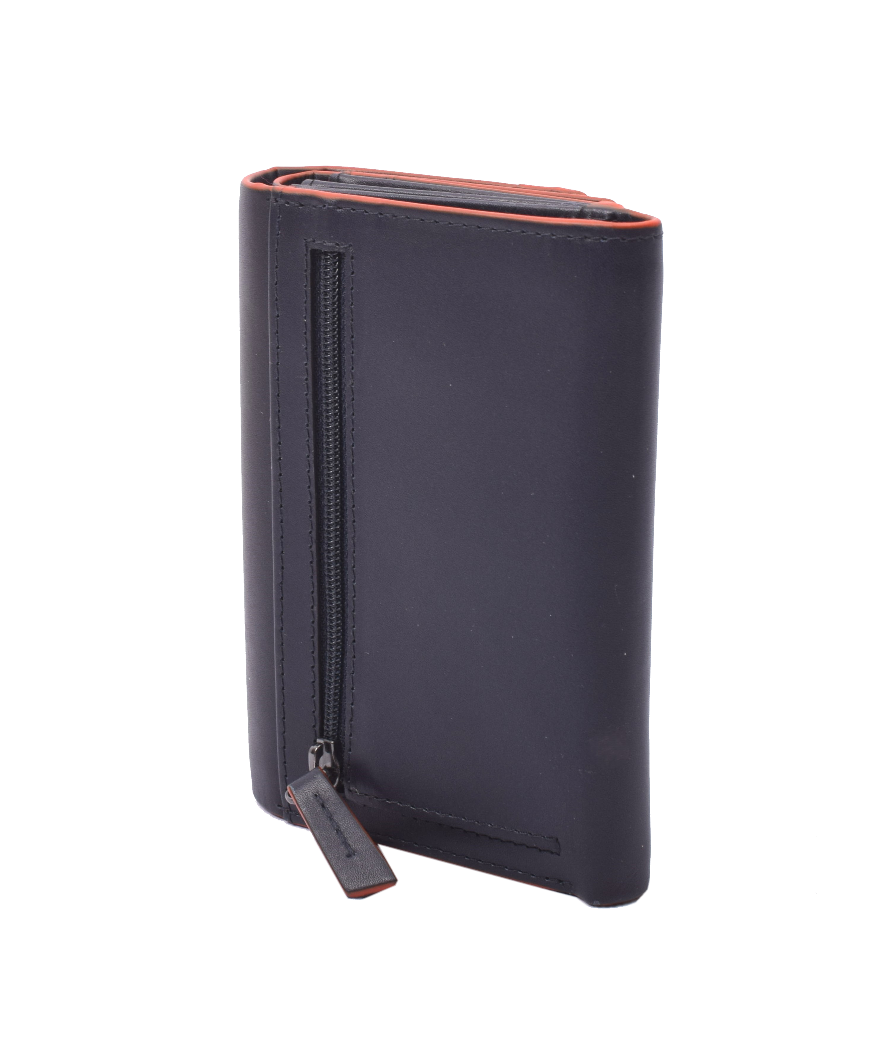 Menzo 7014 Damenbörse saison3 navy-orange / Nappaleder