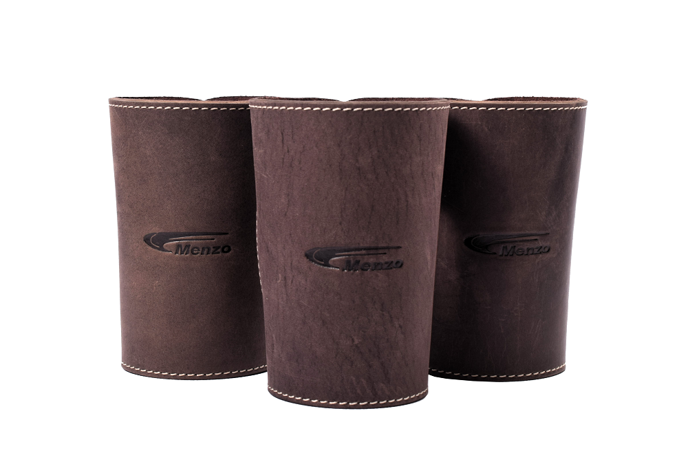 Menzo 979 Getränkehalter Büffelleder/marone