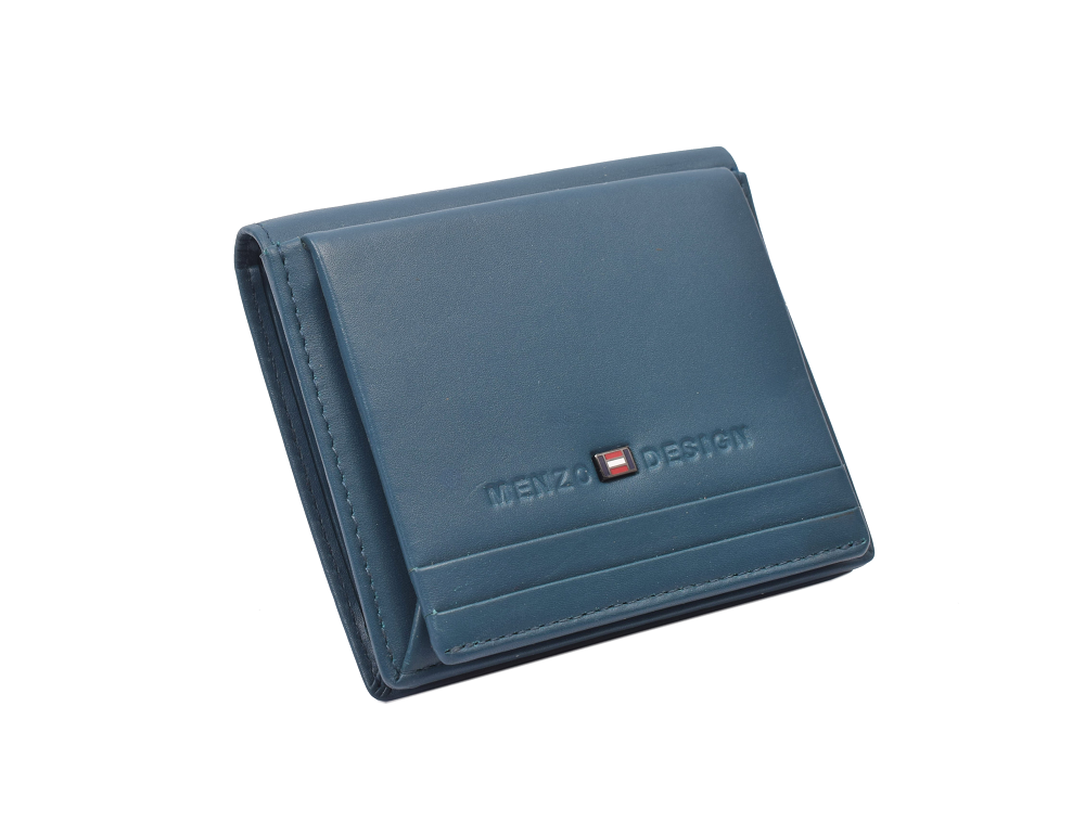 Menzo 7030 Kleinbörse saison1 petrol / Nappaleder