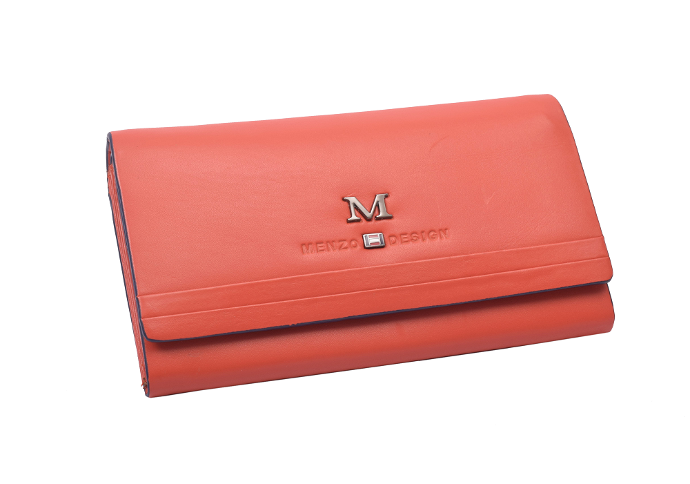 Menzo 7015 Damenbörse saison3 orange / Nappaleder