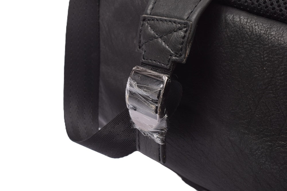 Menzo MB85 - Rucksack Rindsleder washed/schwarz für 15" Laptop