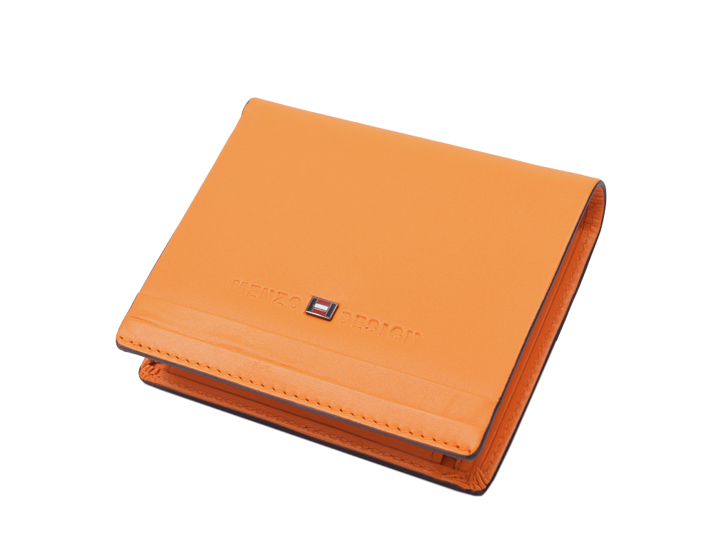 Menzo 7008 Kleinbörse saison3 sunorange / Nappaleder