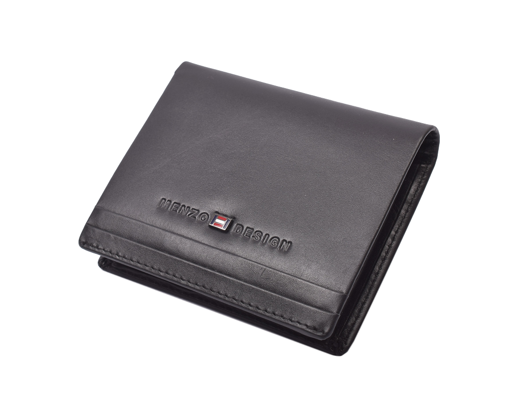 Menzo 7008 Kleinbörse schwarz / Nappaleder