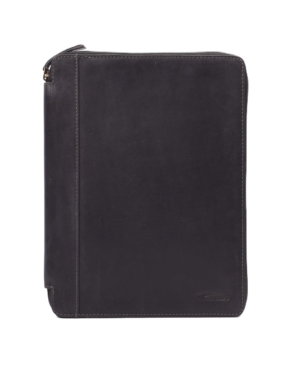 Menzo MB47 Schreibmappe A4 Büffelleder/schwarz