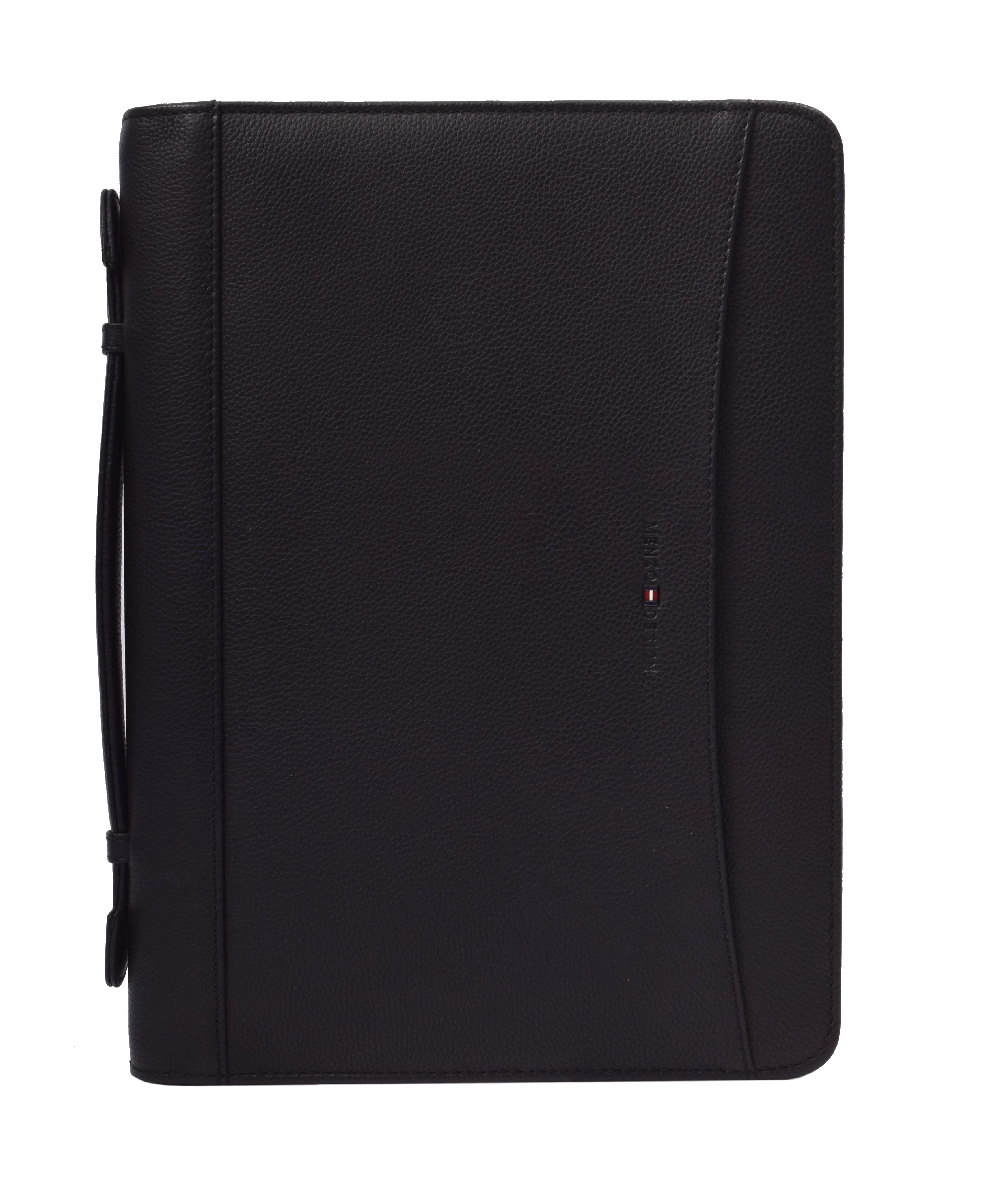 Menzo MB100 Schreibmappe A4 Nappaleder/schwarz