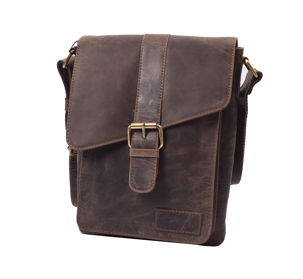 Menzo MB117 Umhängetasche Büffelleder/marone