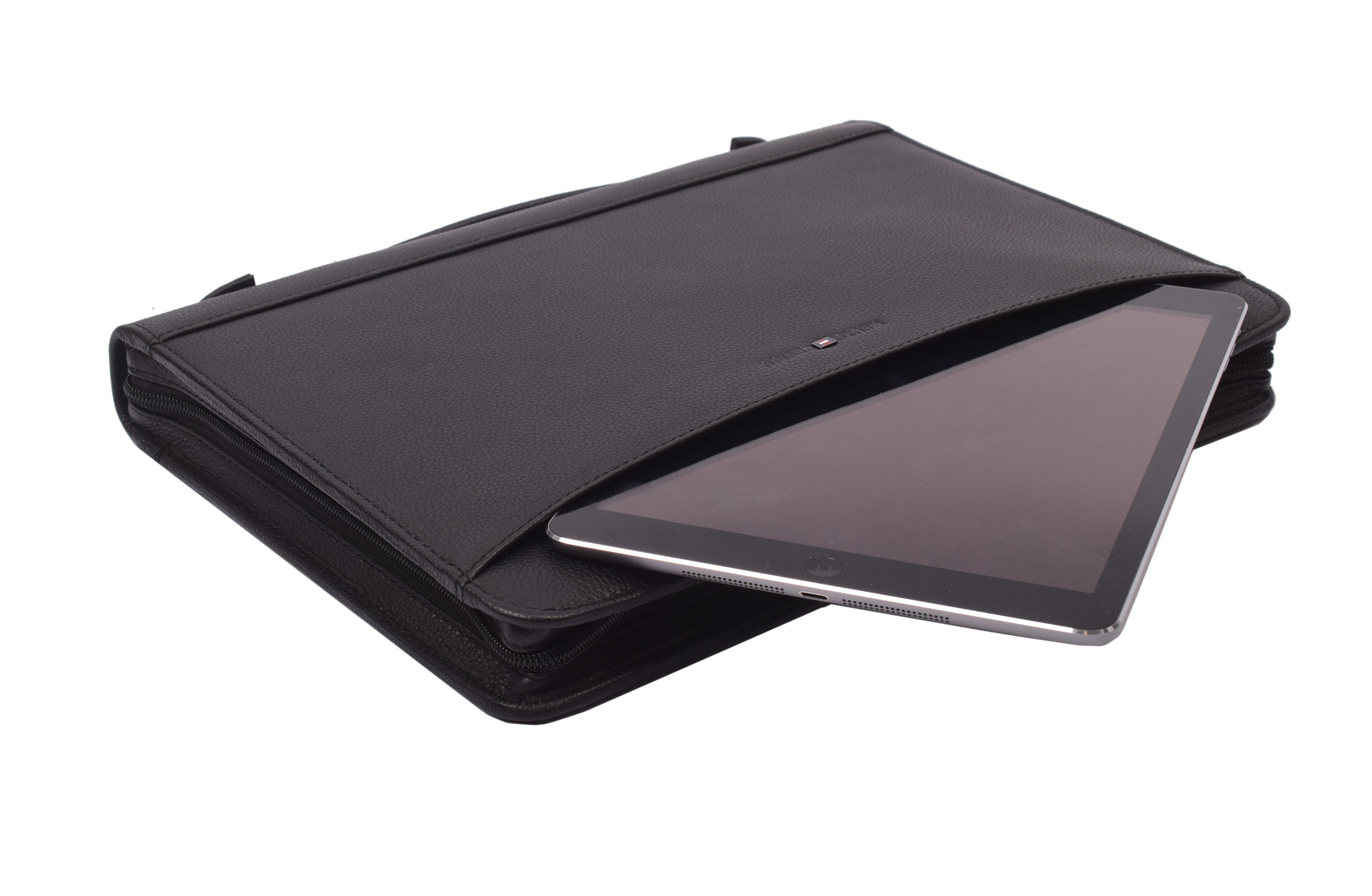 Menzo MB100 Schreibmappe A4 Nappaleder/schwarz