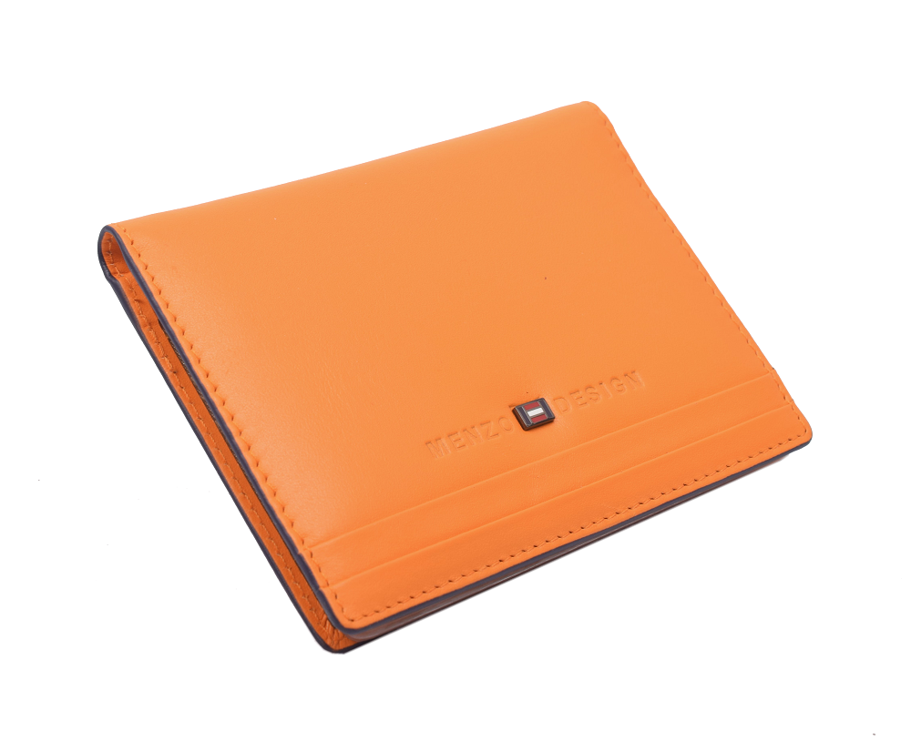 Menzo 7007 Führerscheinetui saison3 sunorange/ Nappaleder