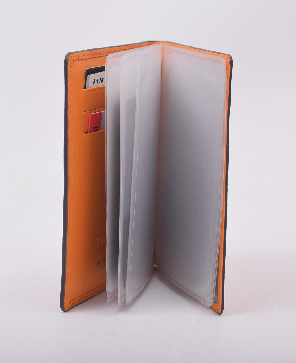 Menzo 7007 Führerscheinetui saison3 sunorange/ Nappaleder