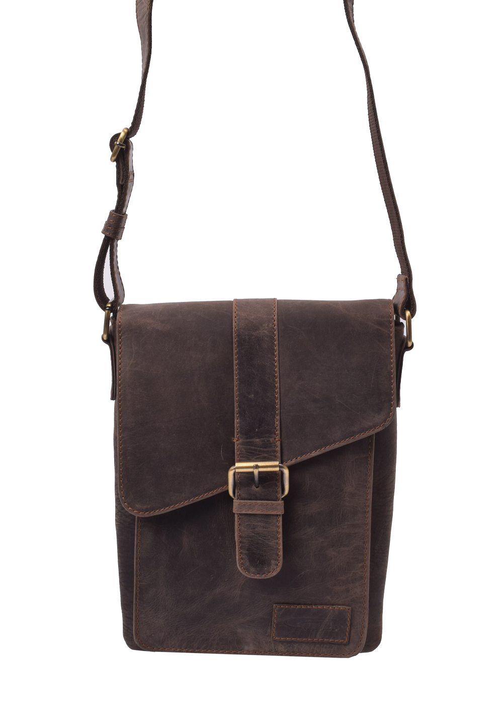 Menzo MB117 Umhängetasche Büffelleder/marone