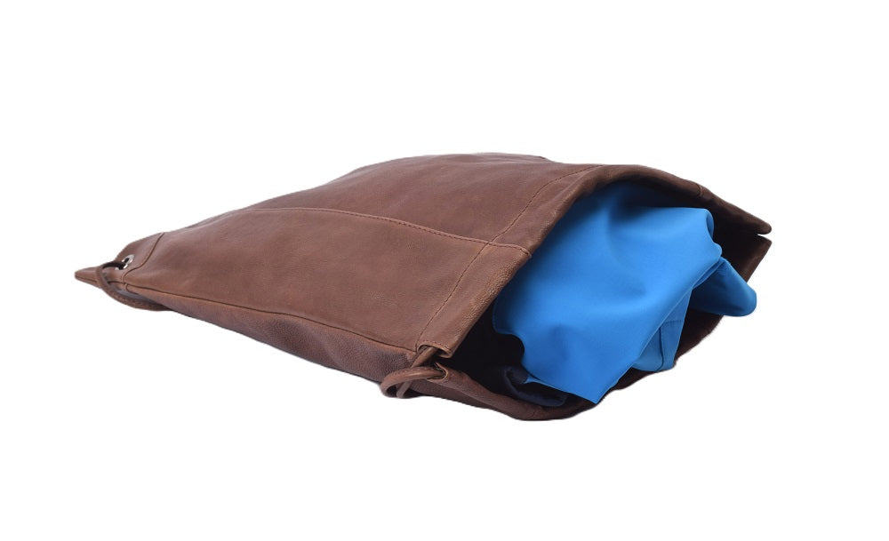 Menzo MB83 - Rucksack Rindsleder washed/braun